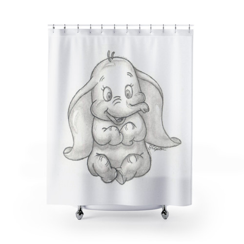 Dumbo the Elephant Shower Curtain