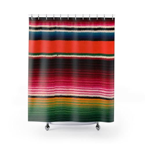 Beautiful Mexican Serape Shower Curtain