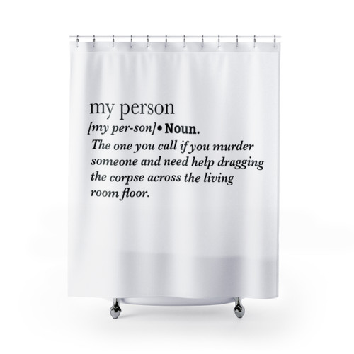 Grey's Anatomy Themed Shower Curtains