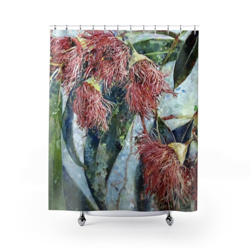 Eucalyptus Gum Blossom Shower Curtain