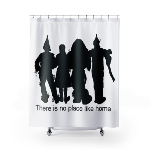 The Wizard of Oz Shower Curtain with Dorothy, Scarecrow, Tin Man, and Cowardly Lion