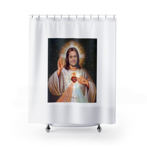 Pete Davidson as Jesus Shower Curtain