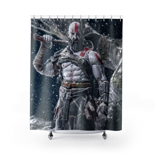 KRATOS Shower Curtains for stylish bathroom decor