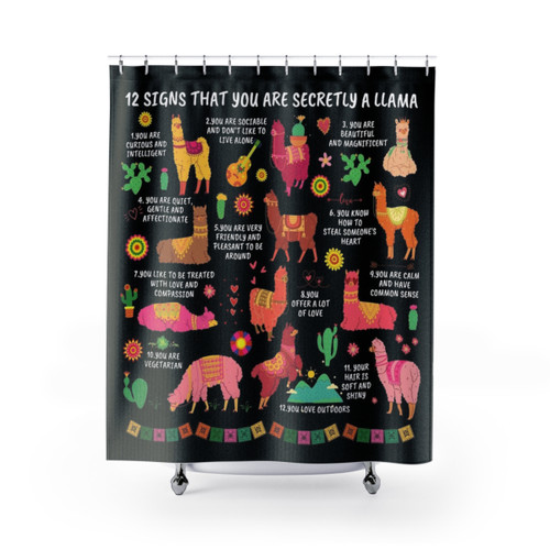 Llama Shower Curtain