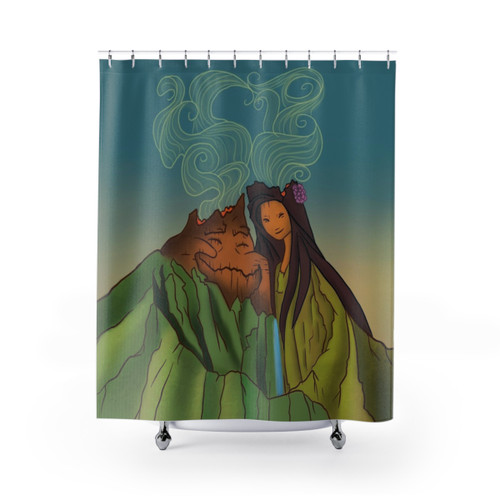 Lava-Themed Disney Shower Curtains