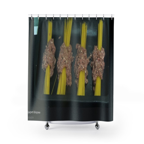Kay's Cooking Spaghetti Bolognese Shower Curtain