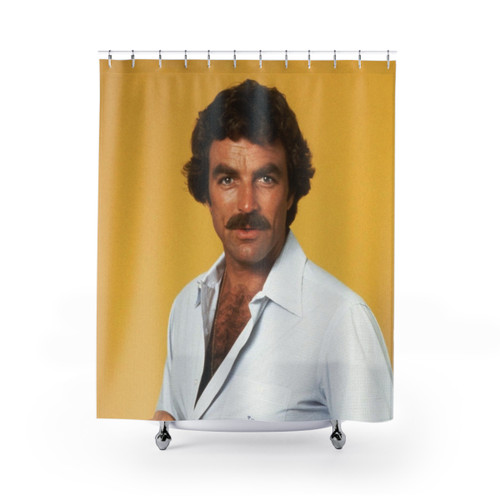 Tom Selleck Shower Curtain