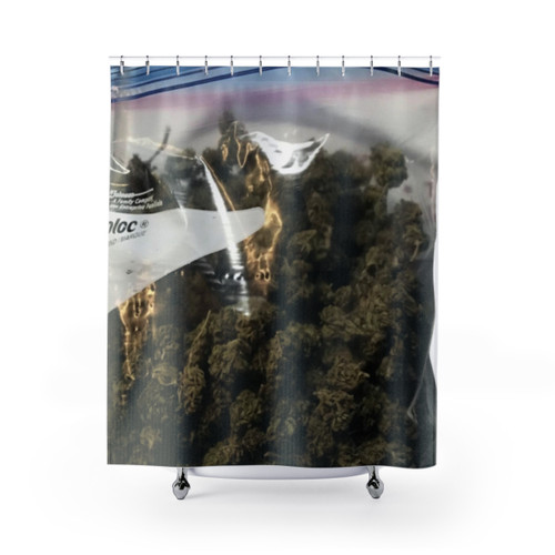Weed Marijuana Shower Curtain for Stoners