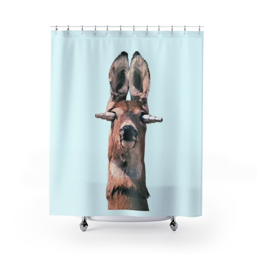 Bronco Themed Shower Curtain