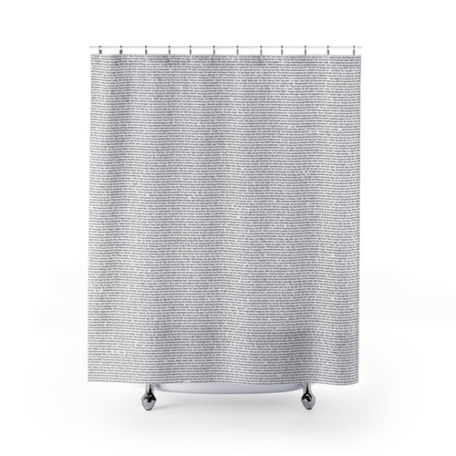 Shrek Script Shower Curtains