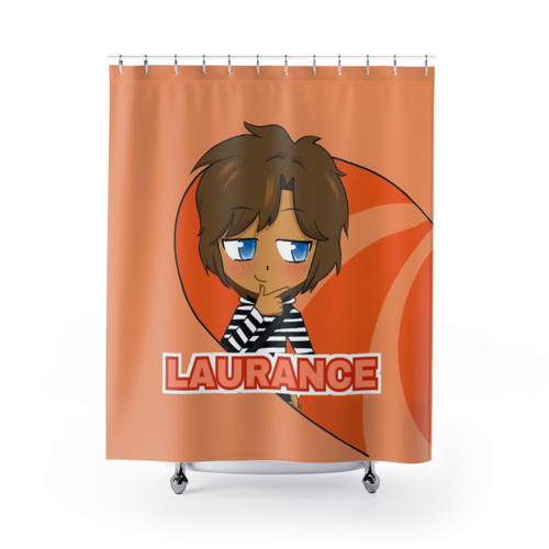 Laurance Zvhal Minecraft Themed Shower Curtain