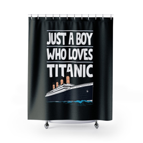 Titanic Themed Shower Curtain for Boys and Kids