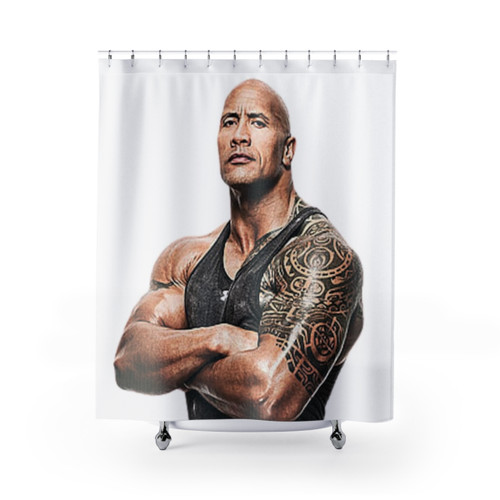 Dwayne The Rock Johnson Shower Curtains