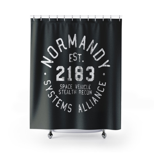 Mass Effect Normandy SR-2 Inspired Shower Curtains