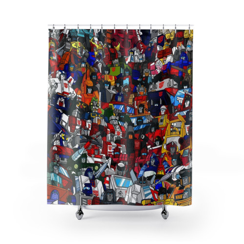 Transformers G1 Autobots Shower Curtains
