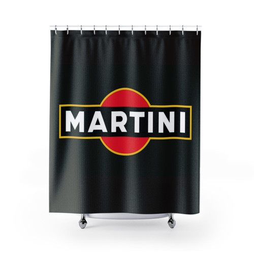 Colorful Martini-Themed Shower Curtain