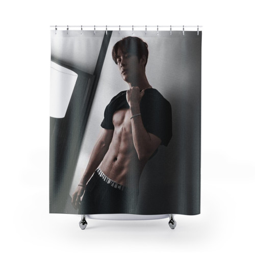 JACKSON WANG Shower Curtains