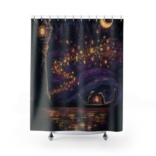 Tangled Rapunzel Shower Curtains