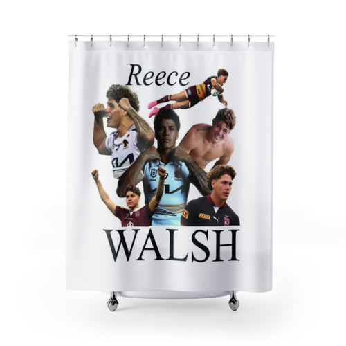 Reece Walsh Broncos Shower Curtains