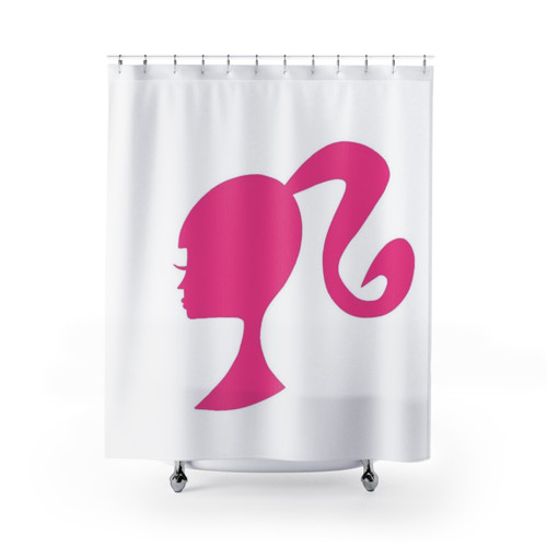 Barbie Pink Shower Curtains for Stylish Bathroom Decor