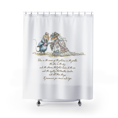Brambly Hedge Wedding Shower Curtains