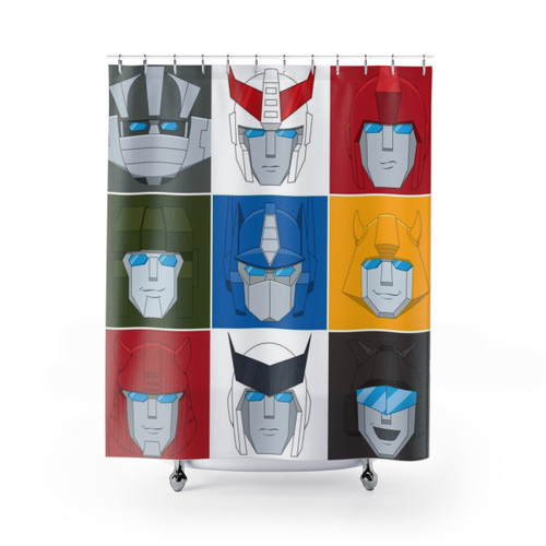 Transformers G1 Autobots Shower Curtains