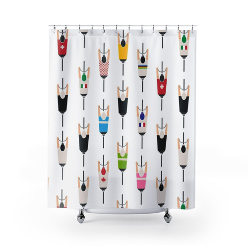 Bicycle Squad Shower Curtains