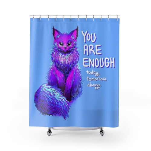 Magical Maine Coon Cat Shower Curtains