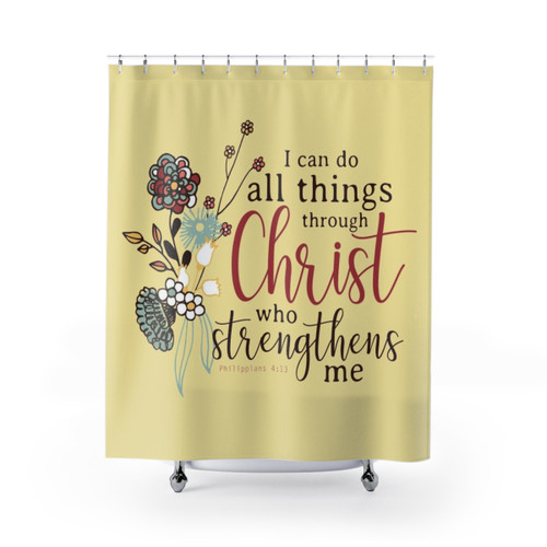 Christian Bible Verse Shower Curtains