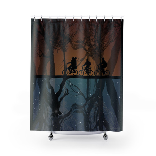 Stranger Things Themed Shower Curtains