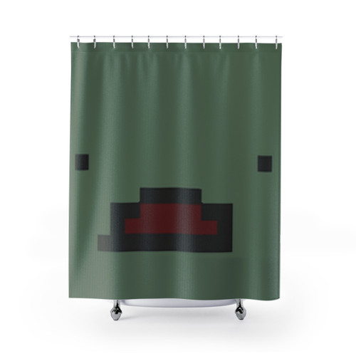 Unturned Zombie Head Shower Curtain