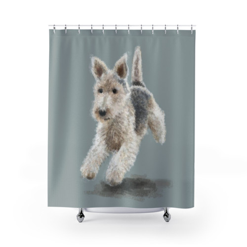 Fox Terrier Shower Curtain
