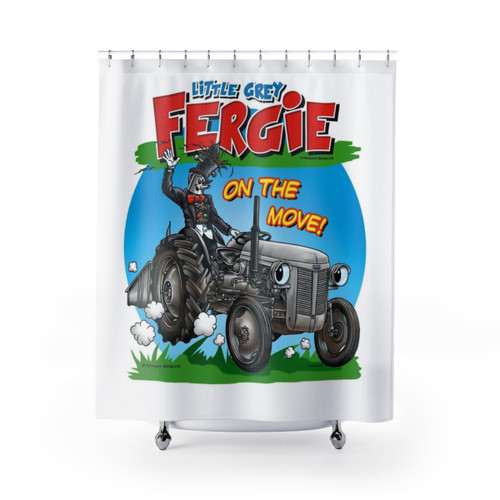 Little Grey Fergie Shower Curtain