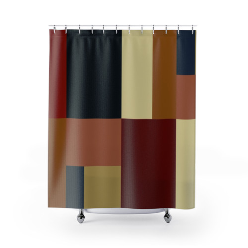 BAUHAUS DAYLIGHT Shower Curtains - Abstract, Minimalist Design