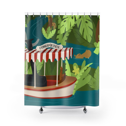Cruising the Jungle Adventure Shower Curtains