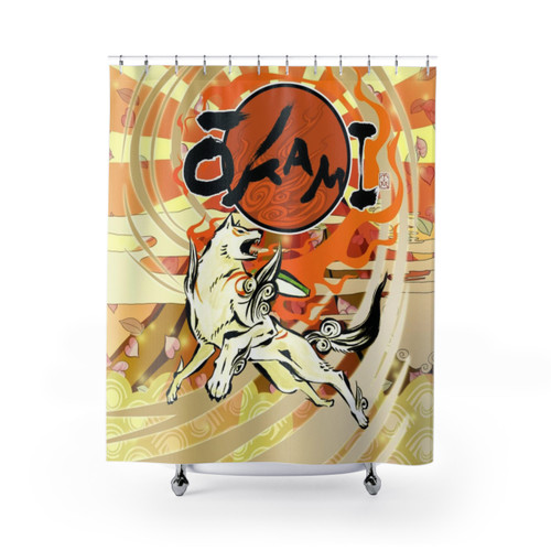 Okami Video Game Shower Curtain