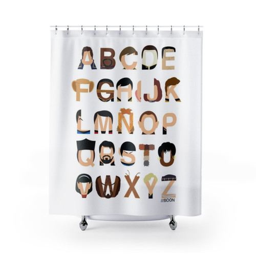 Star Trek Alphabet Shower Curtains