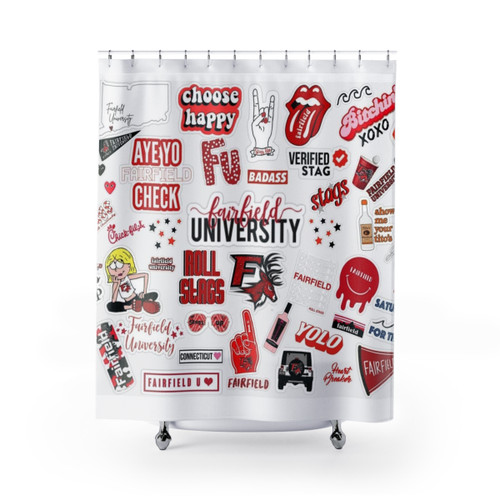Fairfield University Stags Shower Curtain