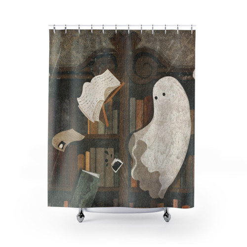 Paranormal Library Shower Curtains