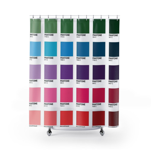 Pantone Color Shower Curtains