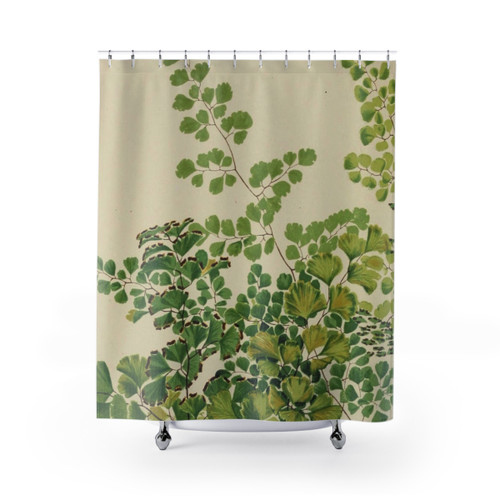 Maidenhair Fern Shower Curtain - Botanical Home Decor