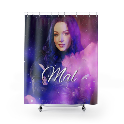 Mal Purple Queen Descendants 3 Shower Curtain