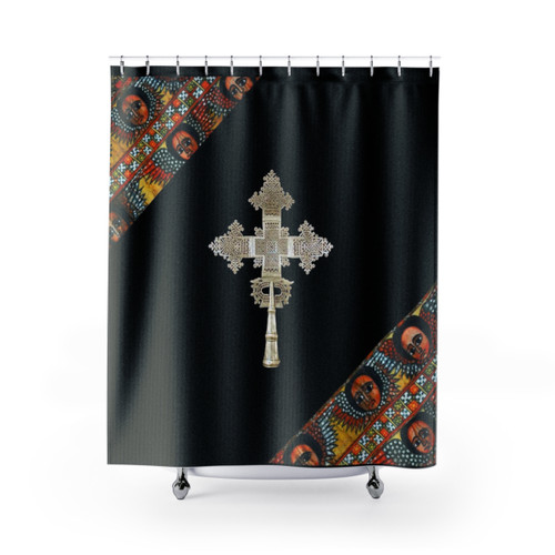 Ethiopian Orthodox Habesha Shower Curtains