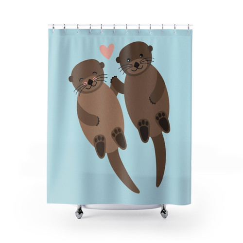 Cute Otter Shower Curtain