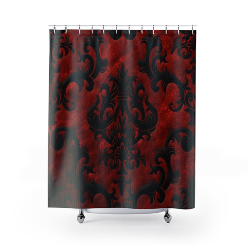 Goth Shower Curtains with Gothic Patterns