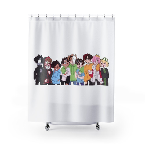 Dream SMP Themed Shower Curtain
