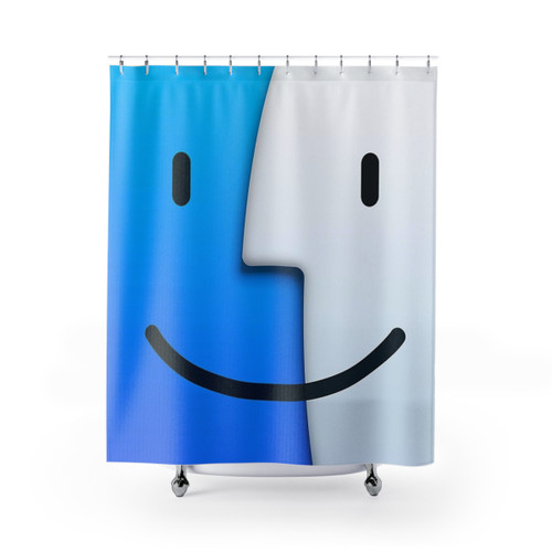 Finder Logo Shower Curtains