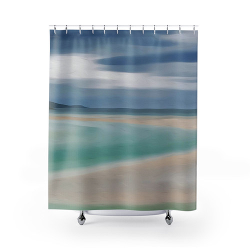 Isle of Harris Beach Scotland Shower Curtain