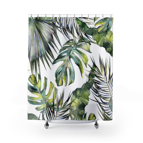 Tropical Garden Shower Curtains