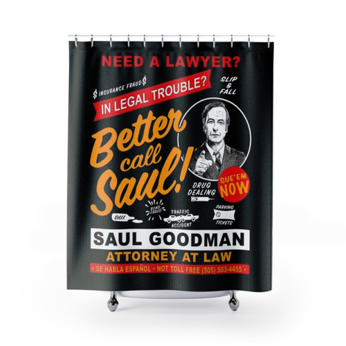 Funny Lawyer Shower Curtains - Better Call Saul Themed